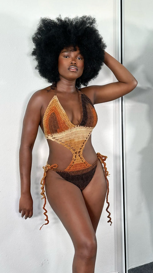 Brownie crochet one piece